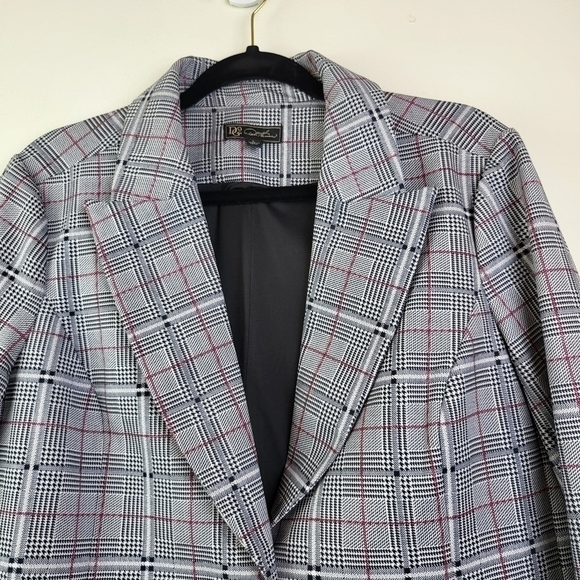 DG2 by Diane Gilman Women's Ponte Knit Boyfriend Blazer Size XL … - Picture 3 of 8